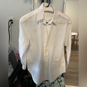 sunday best oversize white shirt size small